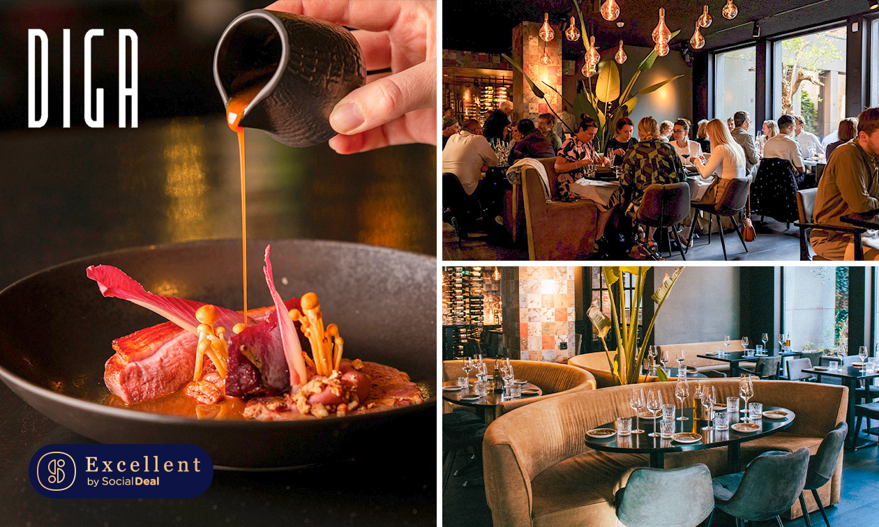 4-gangendiner van de chef + brood + amuse in hartje Haarlem