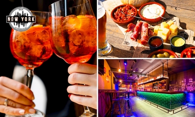 Bier-, cocktail- of wijnproeverij + tapas bij Bar New York