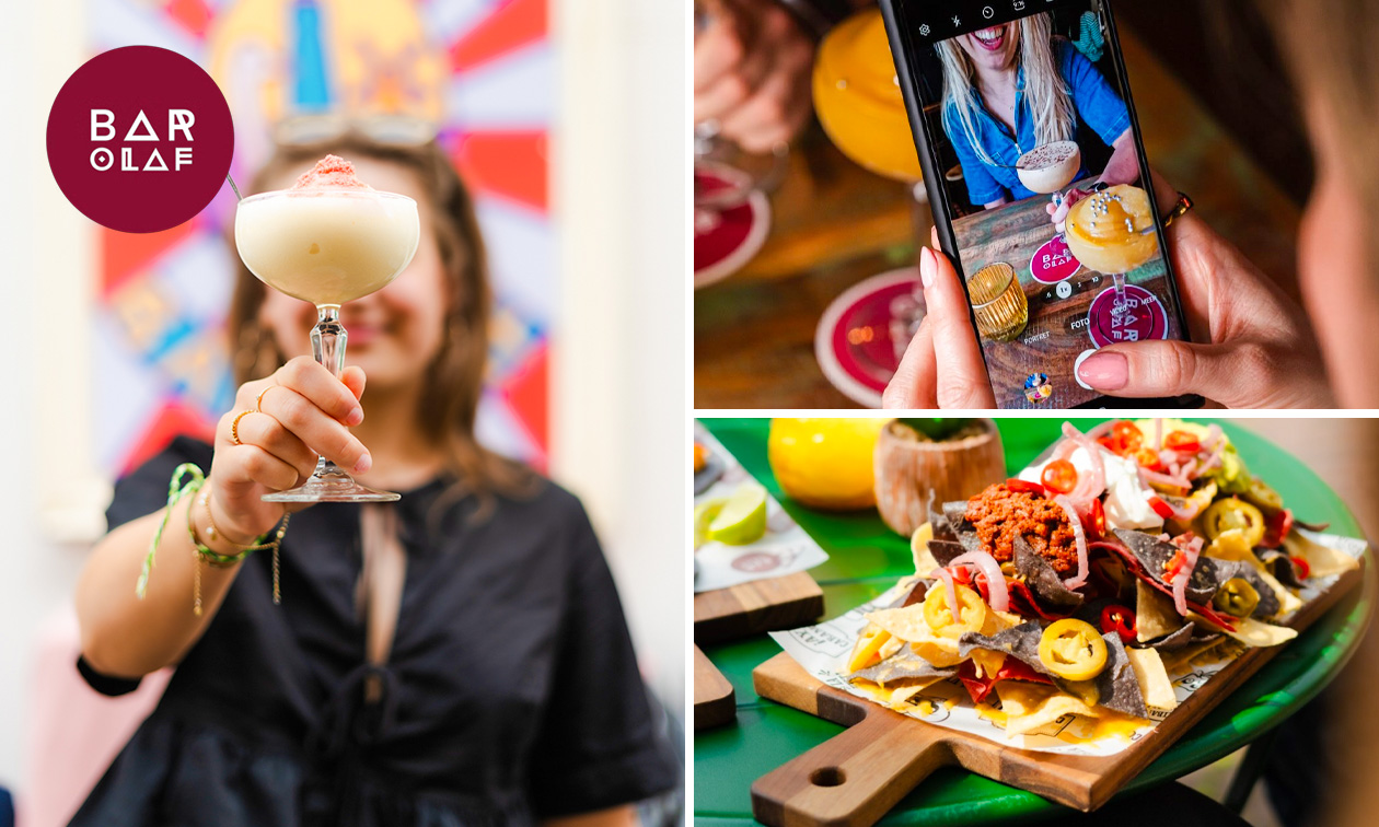 Slush cocktail naar keuze + nacho's + borrelnootjes