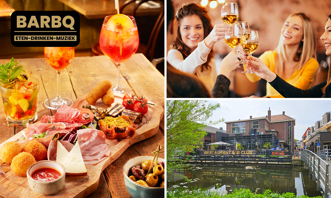 High beer, wine of cocktail met borrelplank (2,5 uur)