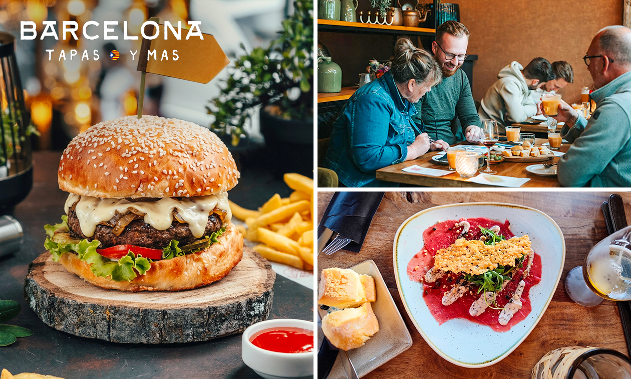 3-gangendiner à la carte bij Barcelona Tapas Y Mas