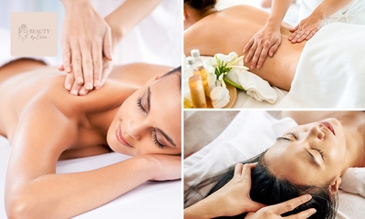 Massage naar keuze (30 of 60 min) of gezichtsbehandeling (60 min)