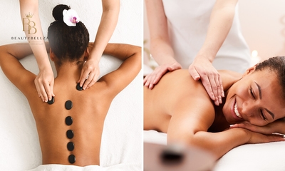 Ontspanningsmassage of hotstonemassage (60 min)
