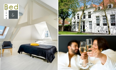 Overnachting(en) voor 2 + ontbijt + fles bubbels + late check-out