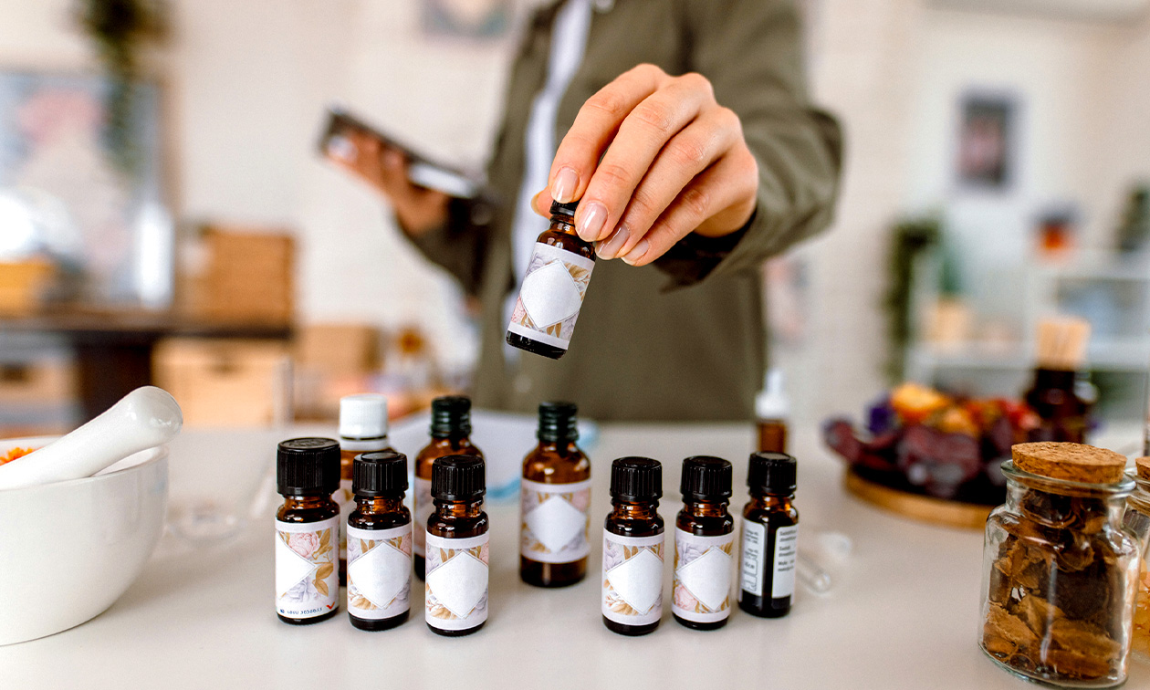 Workshop essentiële oliën (2 uur) incl. 2 producten