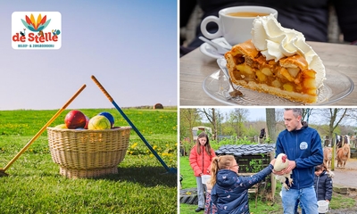 Boerengolf + koffie/thee/fris + appelgebak bij Beleefboerderij De Stelle