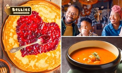 2- of 3-gangenlunch of -diner à la carte