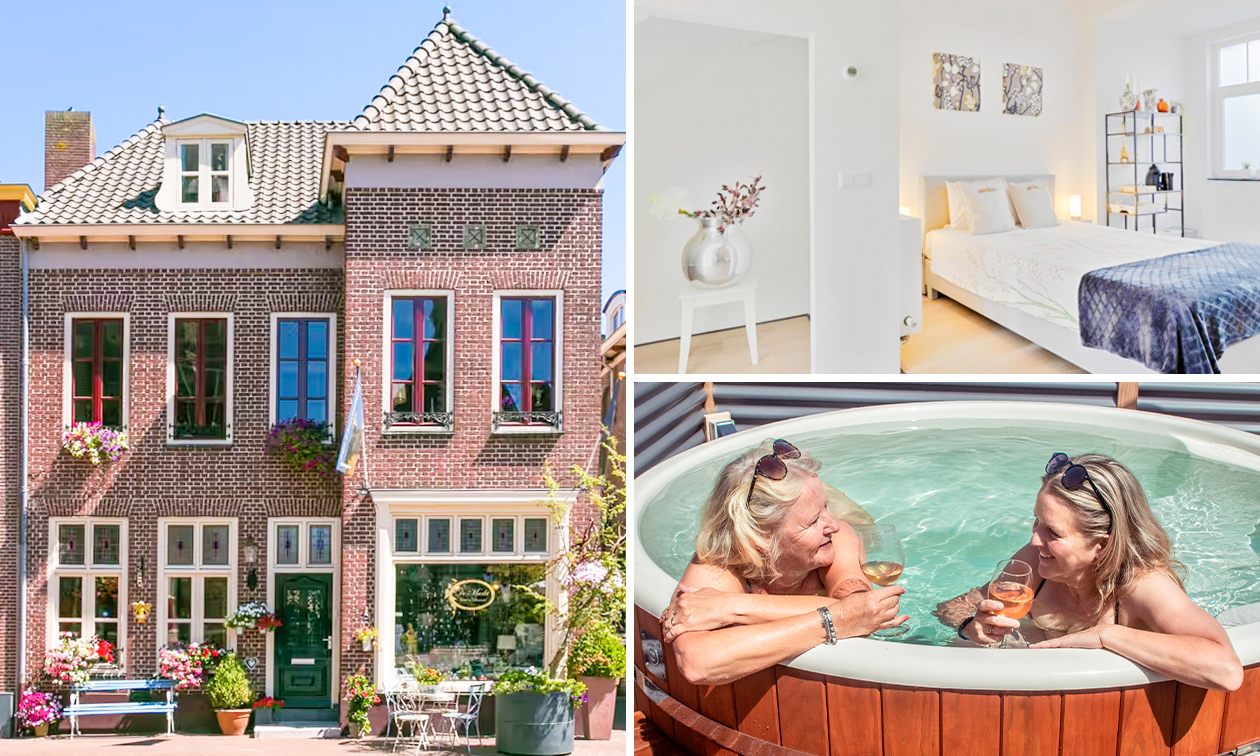 Wellnessarrangement voor 2 personen met bubbels + evt. overnachting