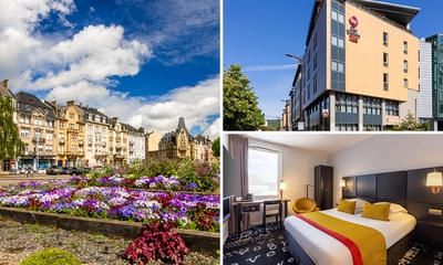 Overnachting voor 2 + ontbijt + late check-out + evt. privé-spa bij het drielandenpunt