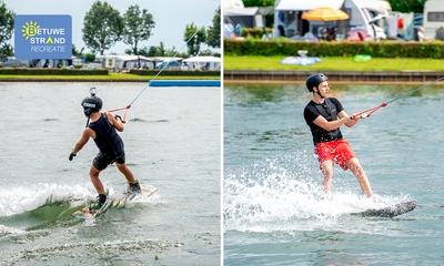 Waterskiën of wakeboarden (2 uur) voor 1 of 2 personen bij BetuweStrand Recreatie
