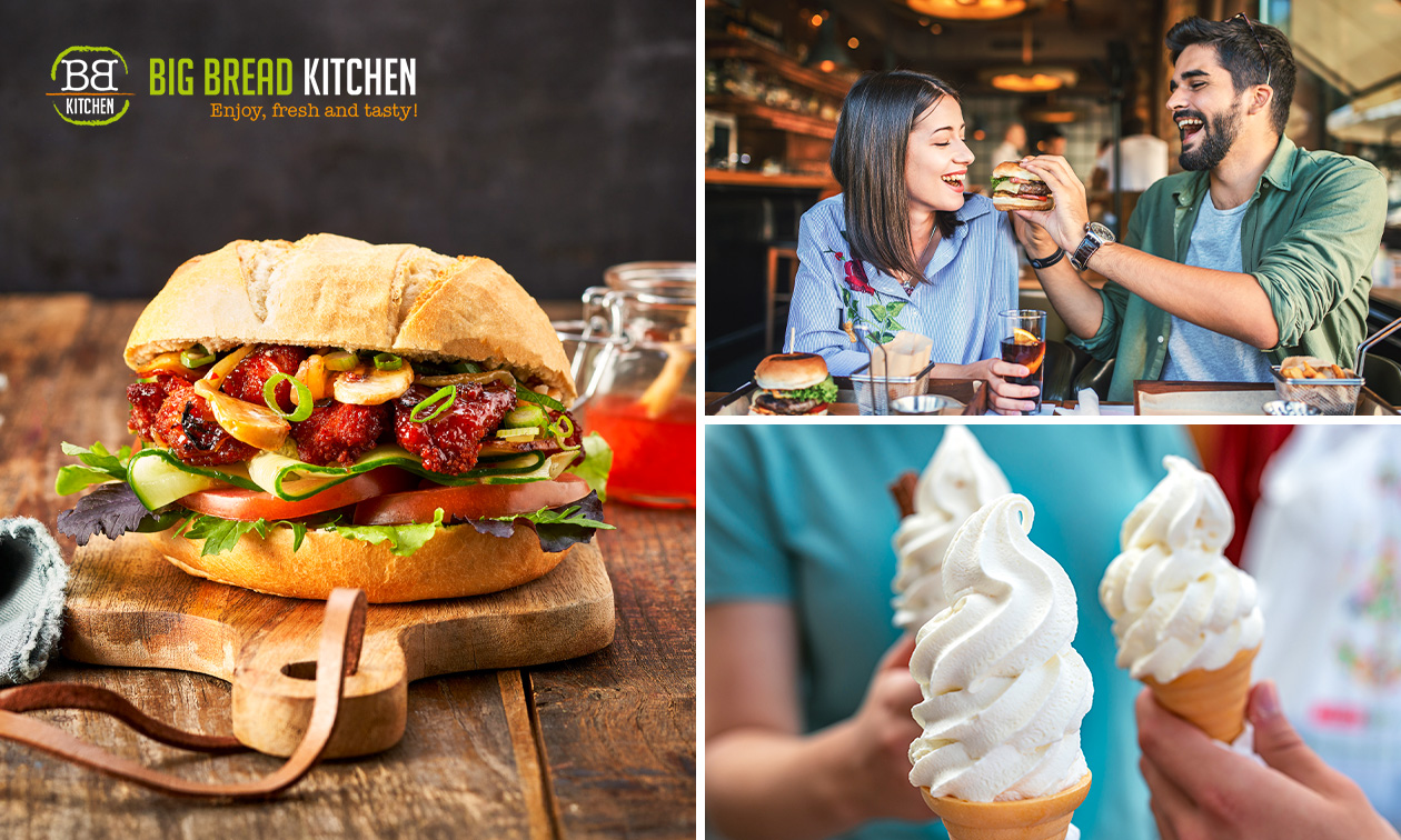 2-gangen burgerdiner bij Big Bread Kitchen Schijndel