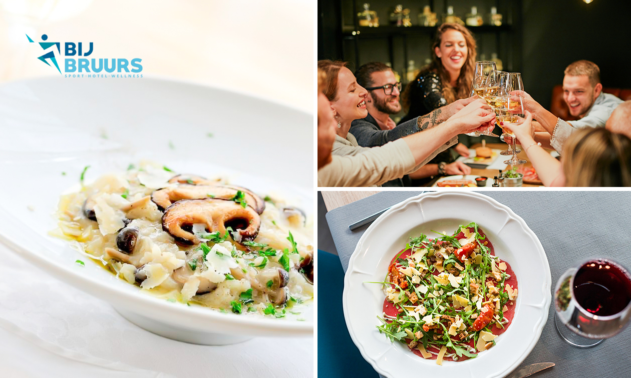 3-gangen keuzediner bij Bij Bruurs
