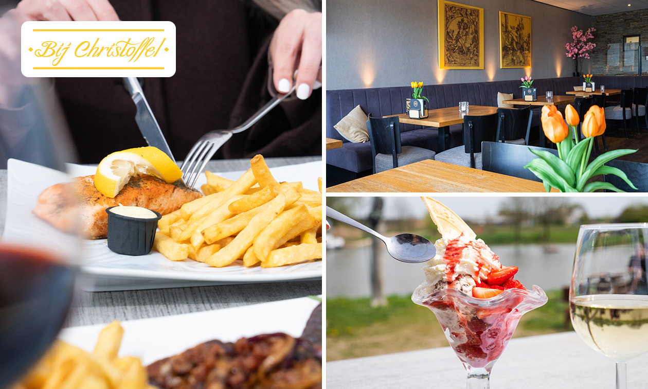 3-gangendiner à la carte bij Bij Christoffel