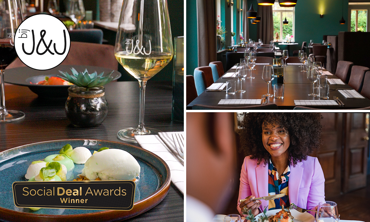 2-, 3- of 4-gangenlunch bij Jansen & Janssen