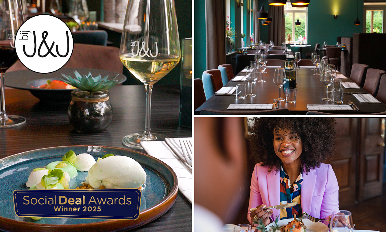 2-, 3- of 4-gangenlunch bij Jansen & Janssen