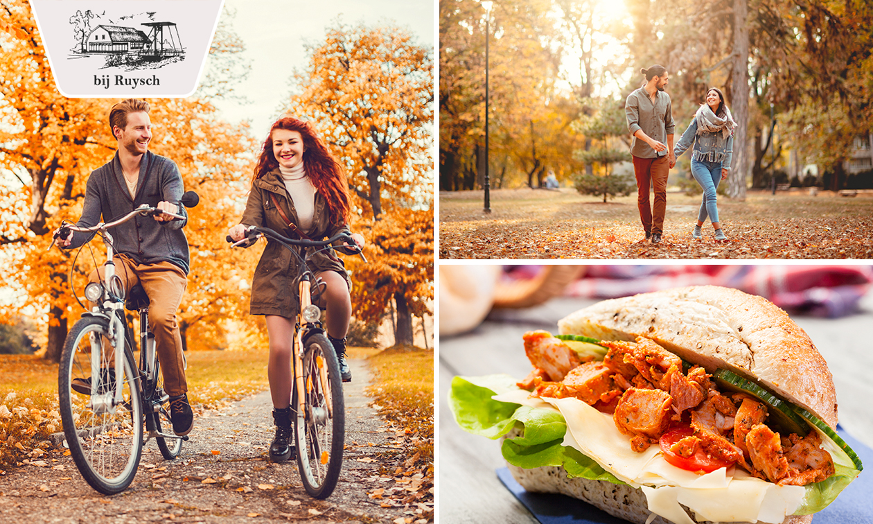 Fiets- of wandelarrangement bij eetcafé bij Ruysch