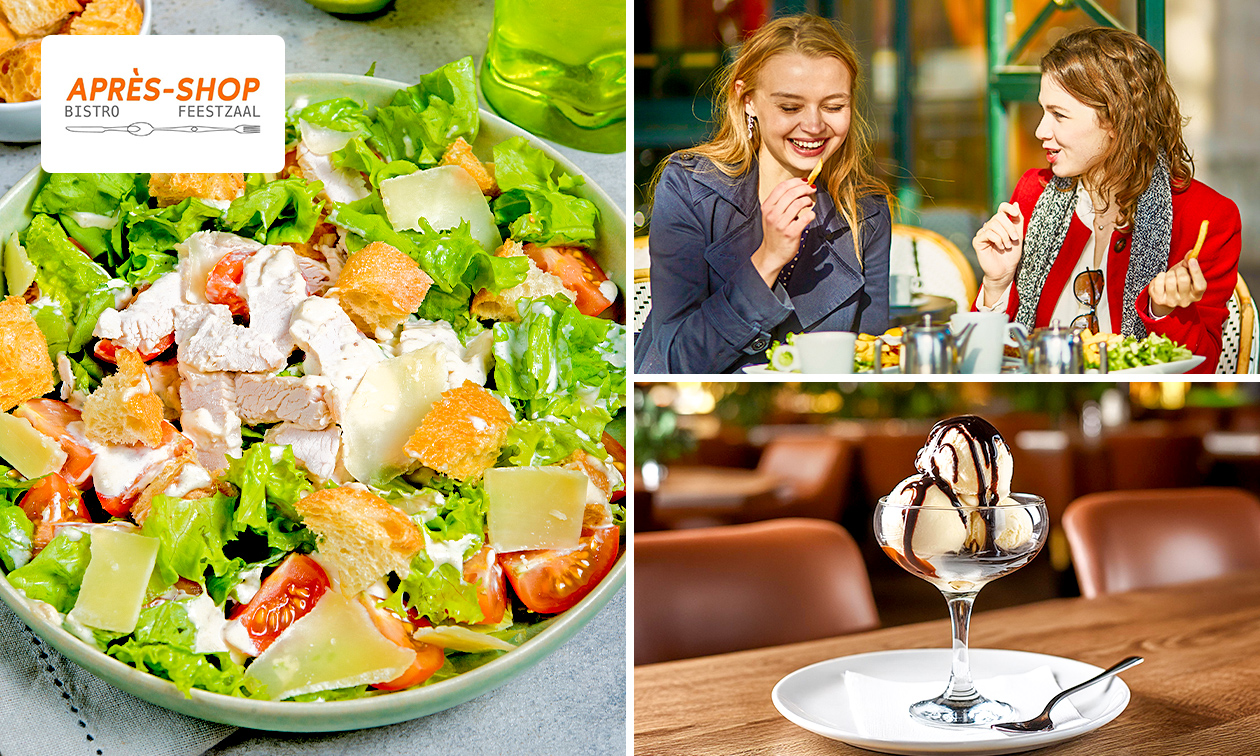 2-gangen keuzediner of -lunch