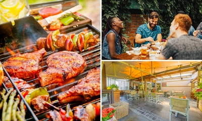Zomerse tafelgrill (2 uur) + dessert naar keuze