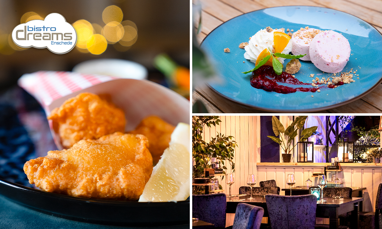 3-gangen keuzediner bij Bistro Dreams