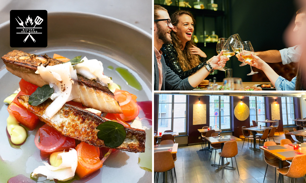 2- of 3-gangendiner of -lunch à la carte bij Bistro Het Rand