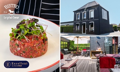 3-gangen keuzediner bij Bistro Le p'tit Coeur