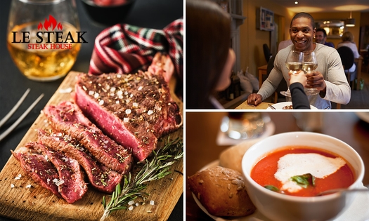 3-gangen keuzediner bij Bistro Le Steak