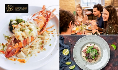 4-gangen seizoensdiner + amuse van de chef bij Bistro Louis Grobbendonk