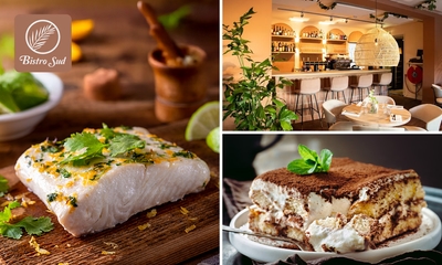 3-gangendiner à la carte bij Bistro Sud