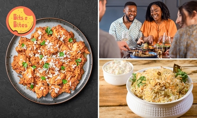 Indiase 3-gangen keuzelunch of vroeg diner bij Bits & Bites