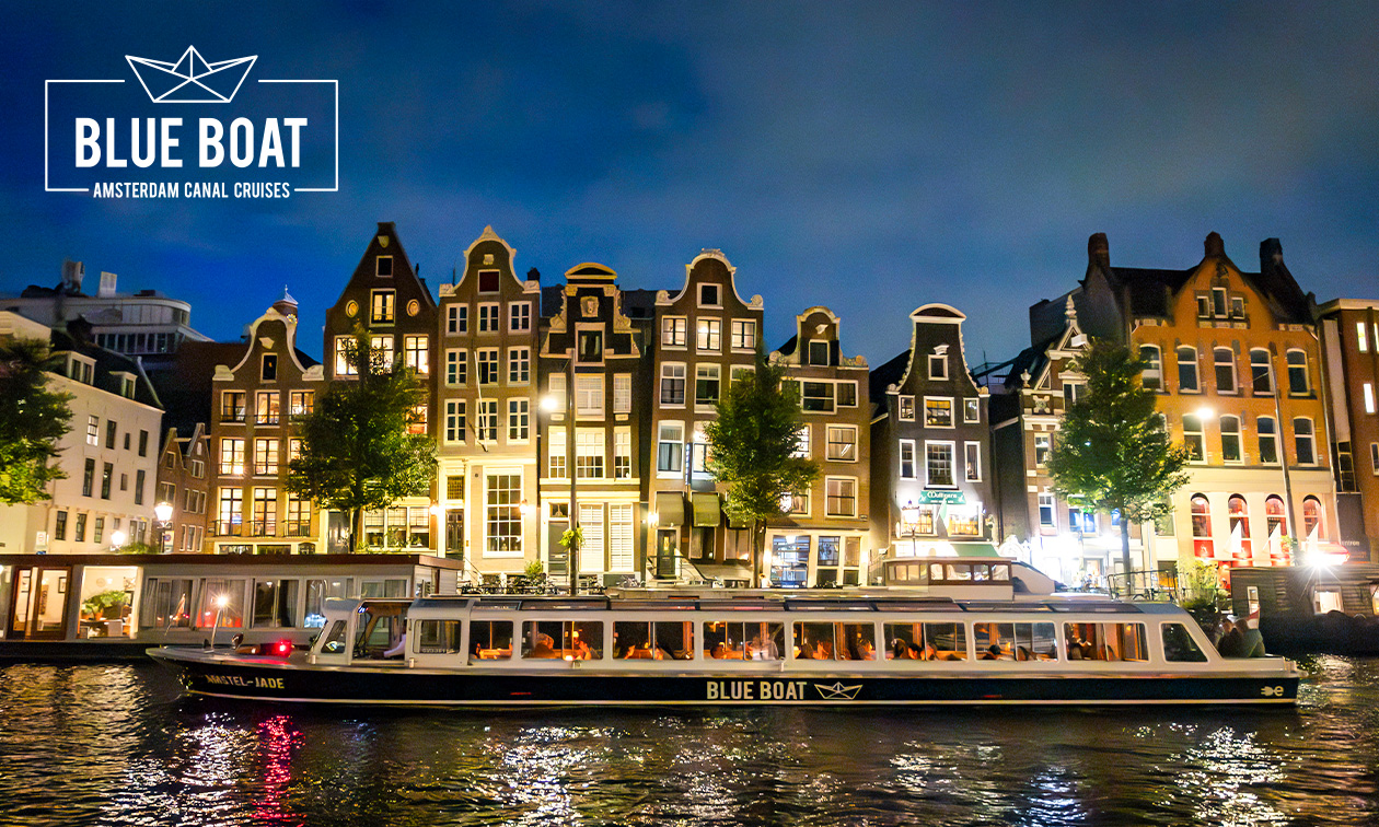 Rondvaart (90 min) tijdens Amsterdam Light Festival