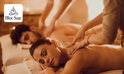 Massage naar keuze (60 of 90 min) incl. drankjes bij Blue Sage