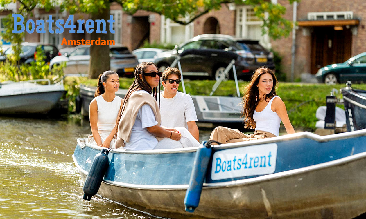 3 uur boothuur (1-6 pers) in Amsterdam