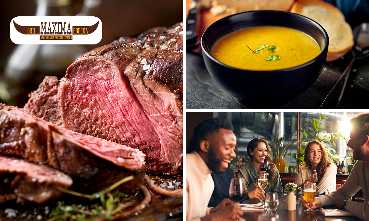 3-gangendiner bij Bodega Maxima