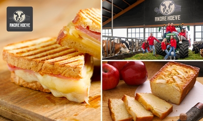 Huisgemaakte boerencake of tosti naar keuze + drankje naar keuze