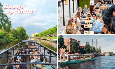 Rondvaart op varend terras in Groningen (1 tot 1,5 uur)