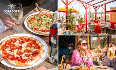 Pizza naar keuze bij Bora Bora Beachfoodclub