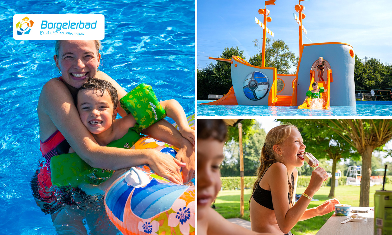 Entree Borgelerbad buitenbad + ijsje naar keuze