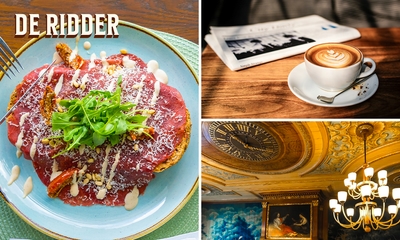 Lunchgerecht + drankje naar keuze bij Borrelcafé De Ridder