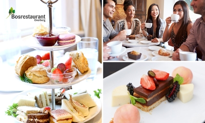 Luxe high tea + glas bubbels bij Bosrestaurant Overberg