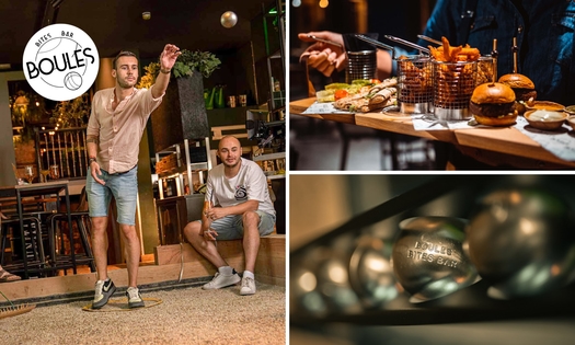 Jeu de boules + evt. burger en friet