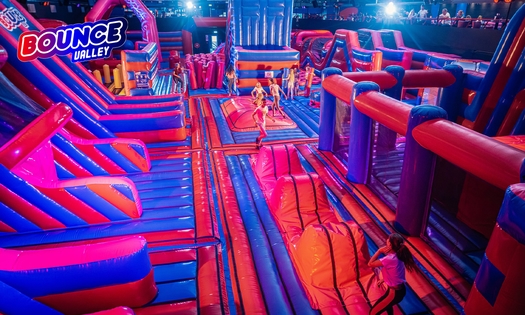 Entree Bounce Valley (2 uur) + sokken + onbeperkt limonade
