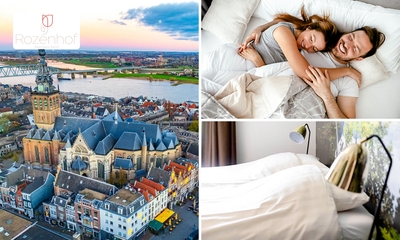 Overnachting(en) voor 2 + ontbijt + late check-out + evt. fles bubbels nabij Nijmegen