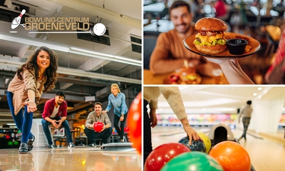 Bowlen (1 uur) + hoofdgerecht (2 t/m 7 pers.)