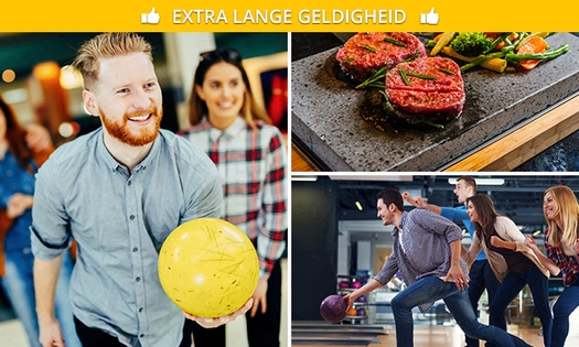 Bowlen (1 uur) + All-You-Can-Eat steengrillen
