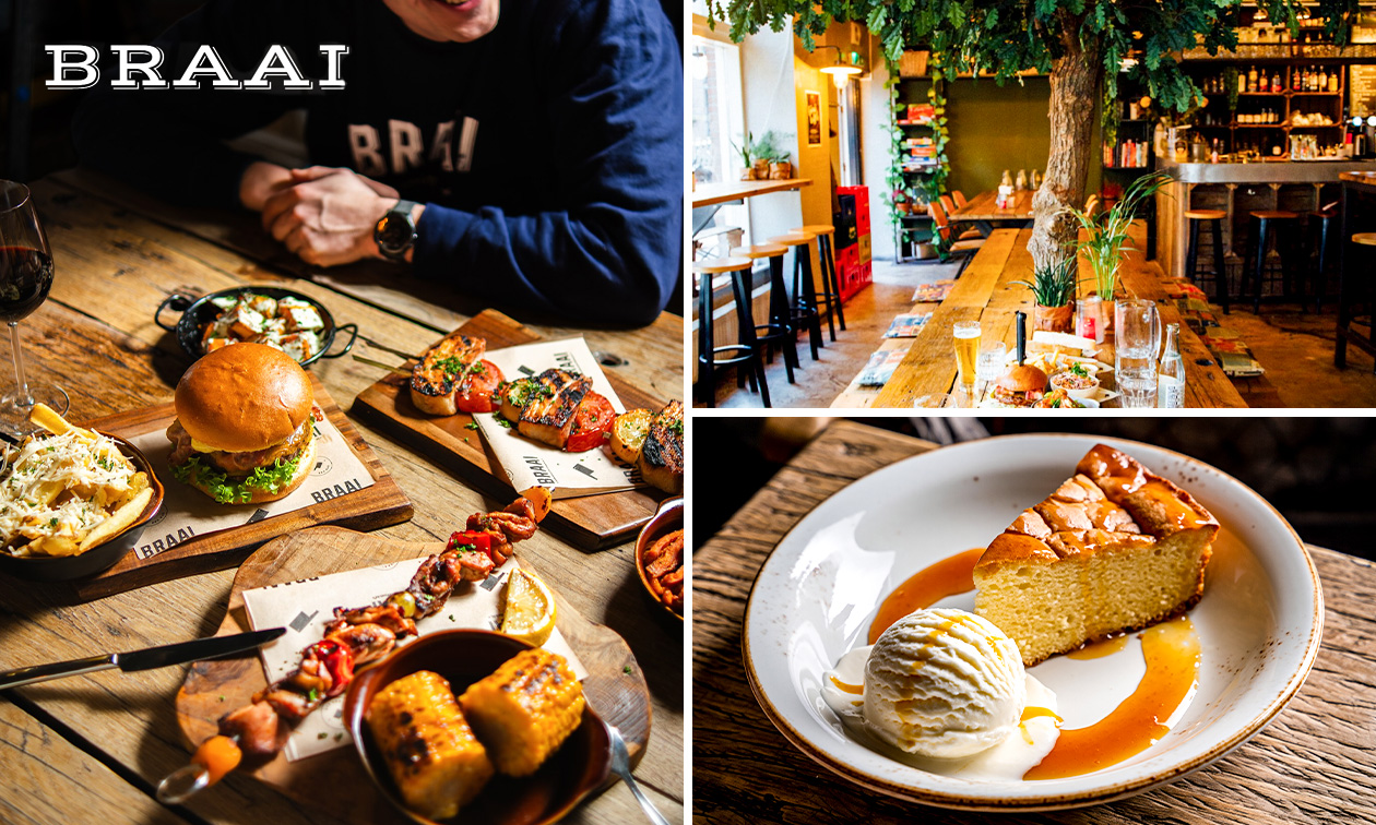 Shared dining-barbecuediner nabij het Westerpark