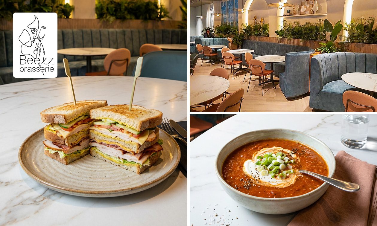 2-gangen keuzelunch bij Brasserie Beezz