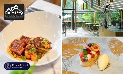 4-gangendiner van de chef bij Brasserie de Boerderij