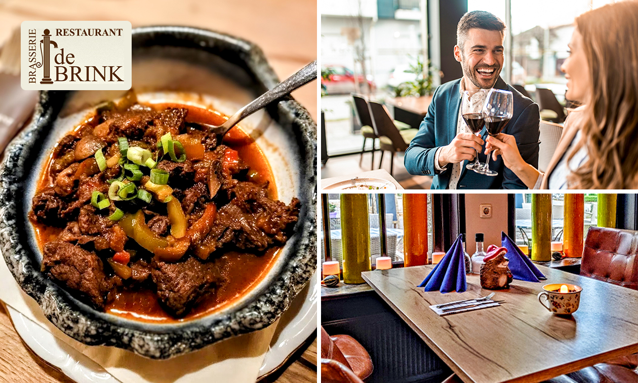 2-gangendiner à la carte bij Brasserie de Brink