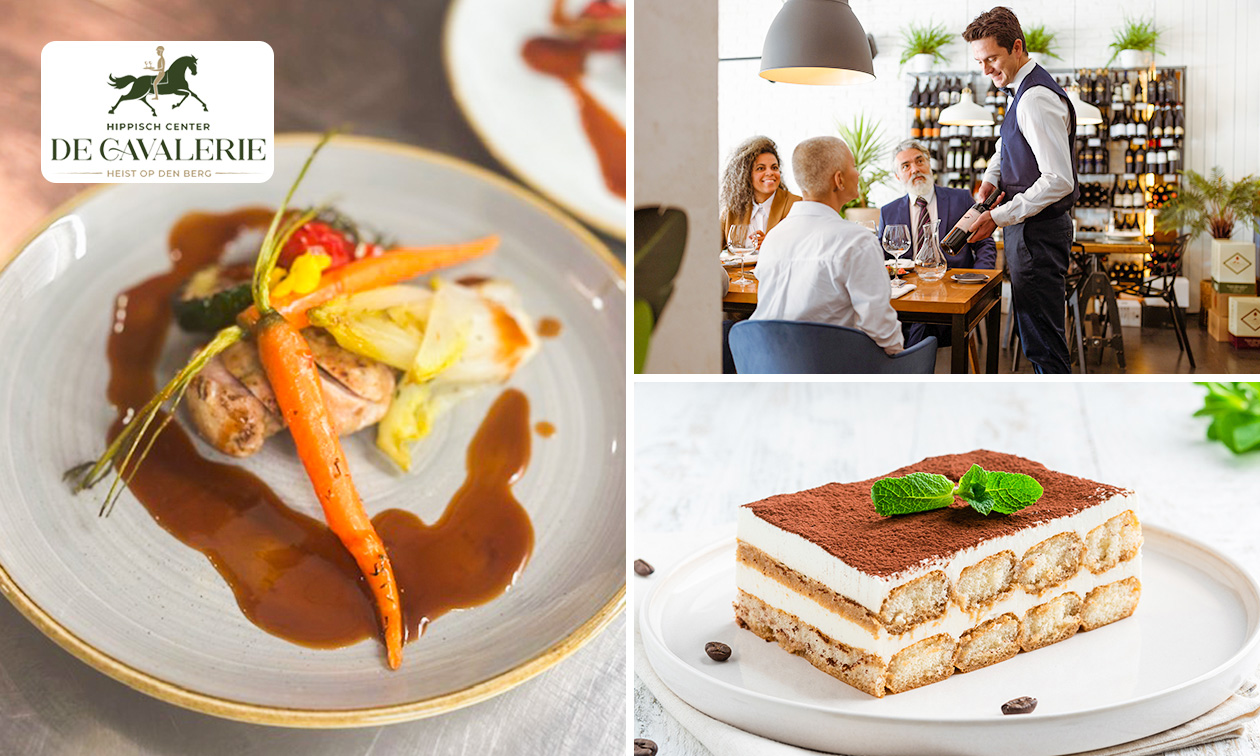 3-gangenlunch of -diner à la carte