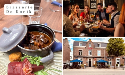 3-gangenlunch of diner à la carte